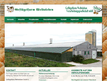 Tablet Screenshot of gefluegelfarm-welbsleben.de